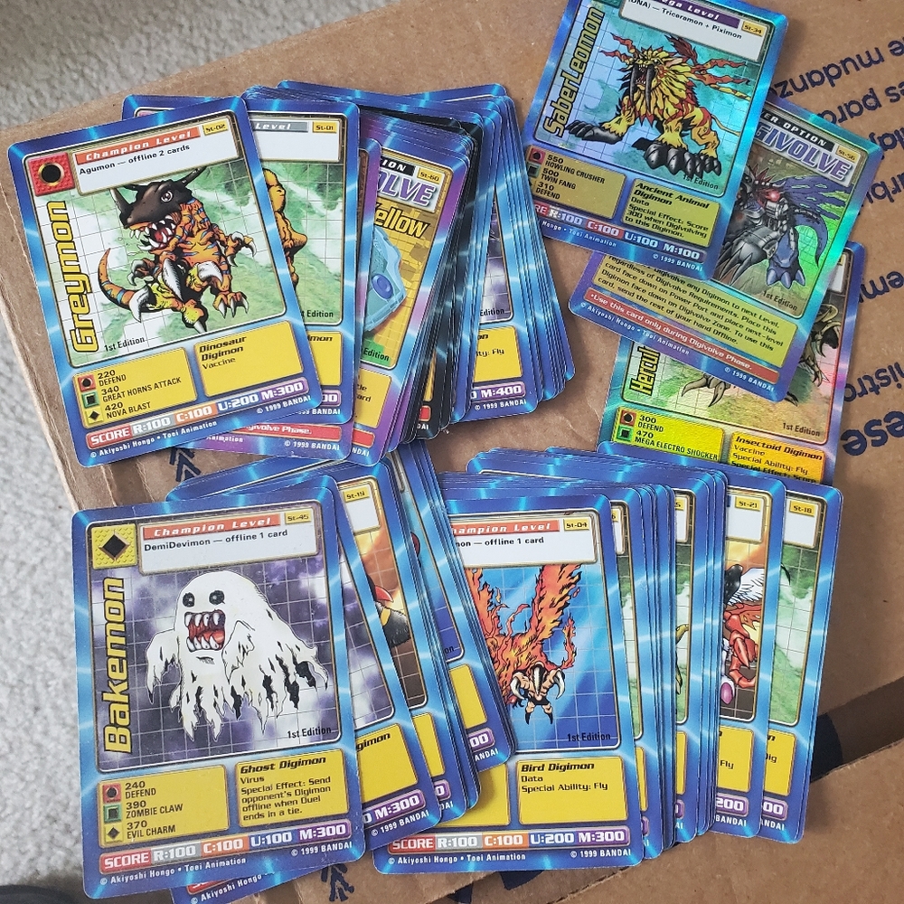 1st Edition Digimon Cards